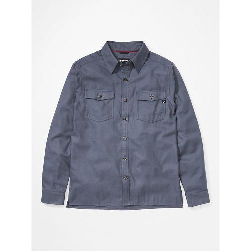 Marmot Clothes Grey NZ - Movatn Shirts Mens NZ5297318